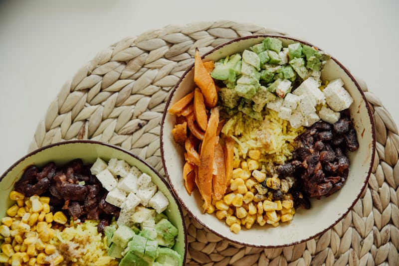 Costa Vida Grilled Salmon Coastal Bowl with fresh vegetables