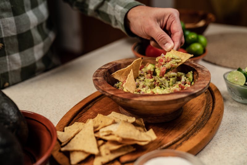 Costa Vida House-Made Chips and Fresh Guacamole side dish