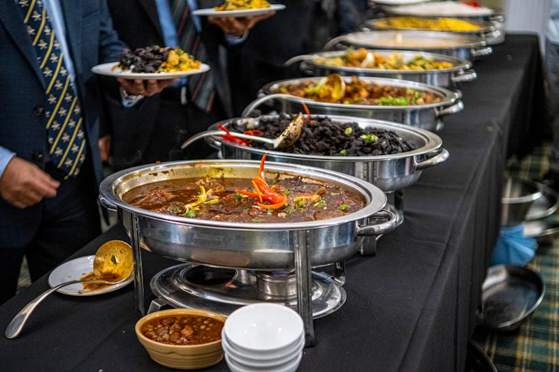 Catering food presentation Costa Vida